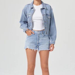 AGOLDE Parker Vintage Denim Cut Off Shorts 32